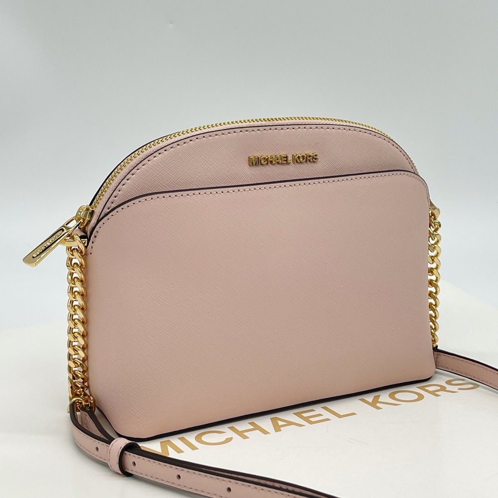 Michael Kors Medium Dome Crossbody Bag Powder Blush